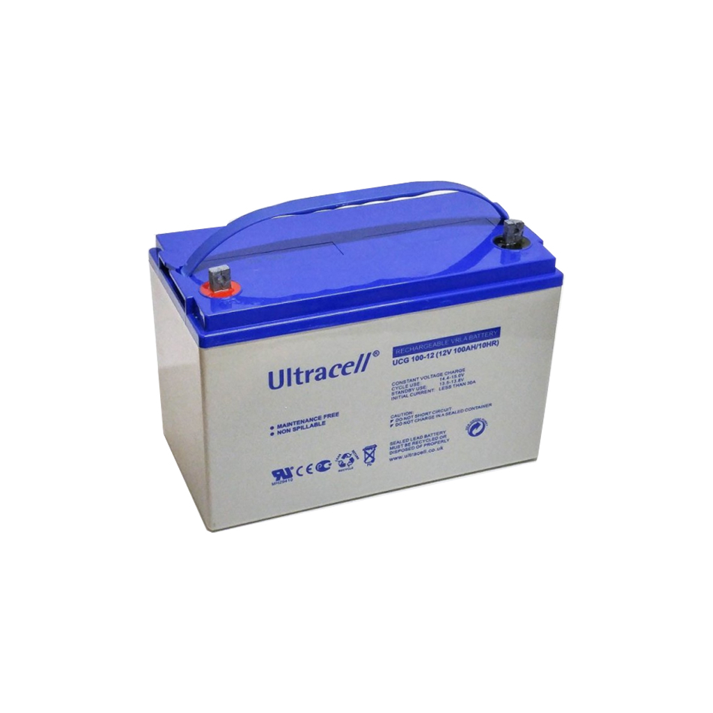 Батарея до ДБЖ Ultracell 12V-100Ah, GEL (UCG100-12) - зображення 1