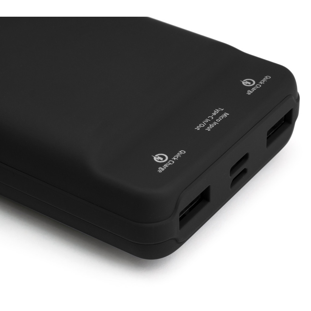 Батарея універсальна Vinga 20000 mAh QC3.0 Display soft touch black (VPB2QLSBK) - зображення 9