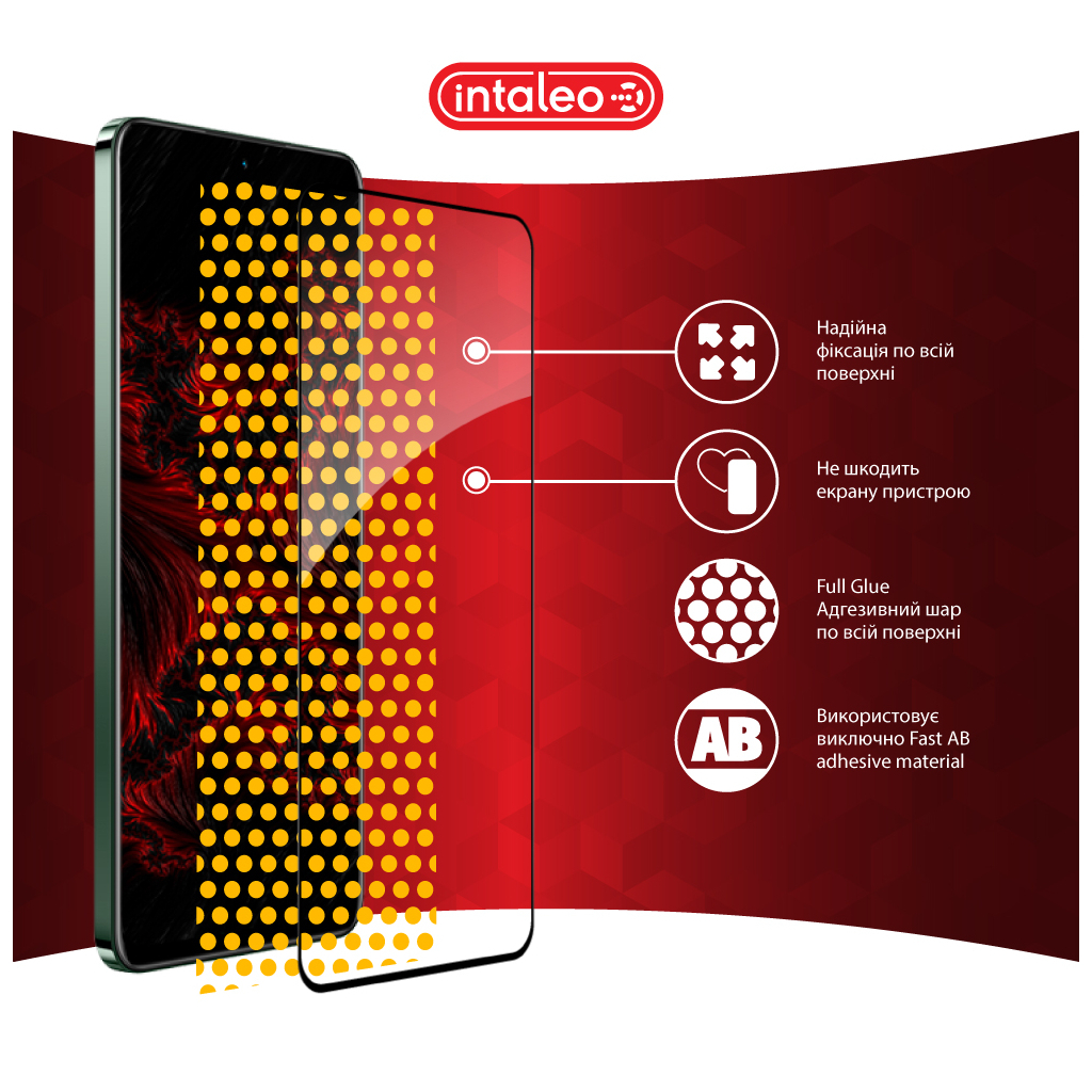 Скло захисне Intaleo Full Glue Realme 12+ Black (1283126592485) - зображення 7