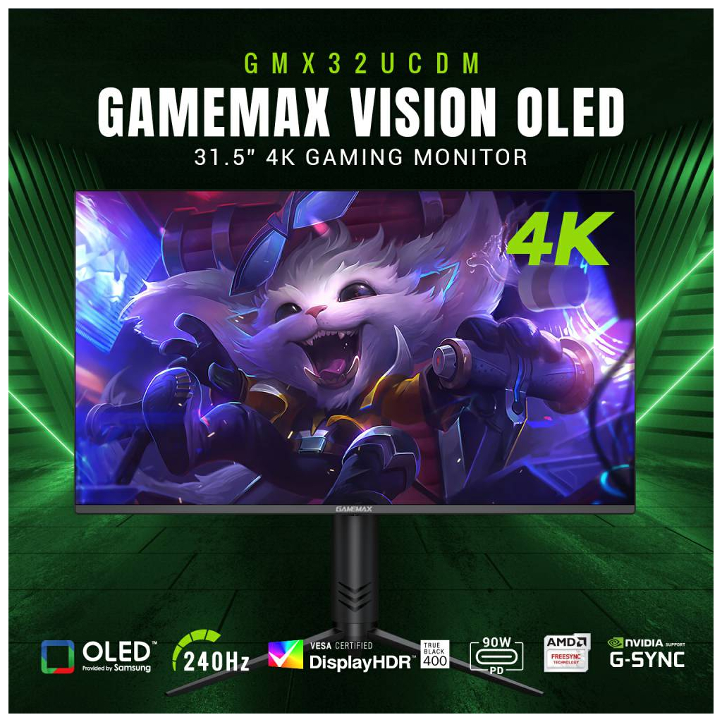 Монітор Gamemax GMX32UCDM - зображення 4