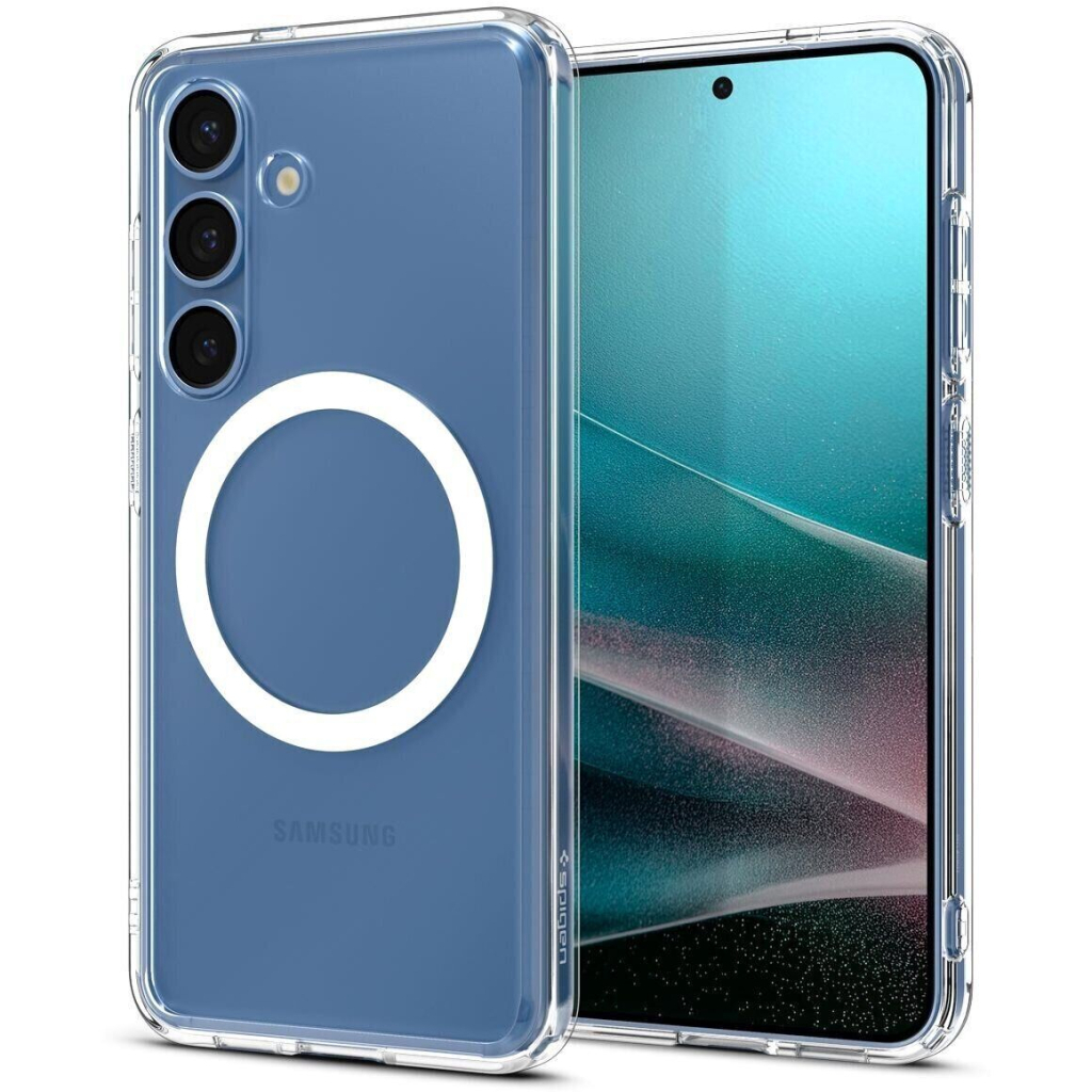 Чохол до мобільного телефона Spigen Samsung Galaxy S25+, Ultra Hybrid MagFit, Clear White (ACS08981) - зображення 6