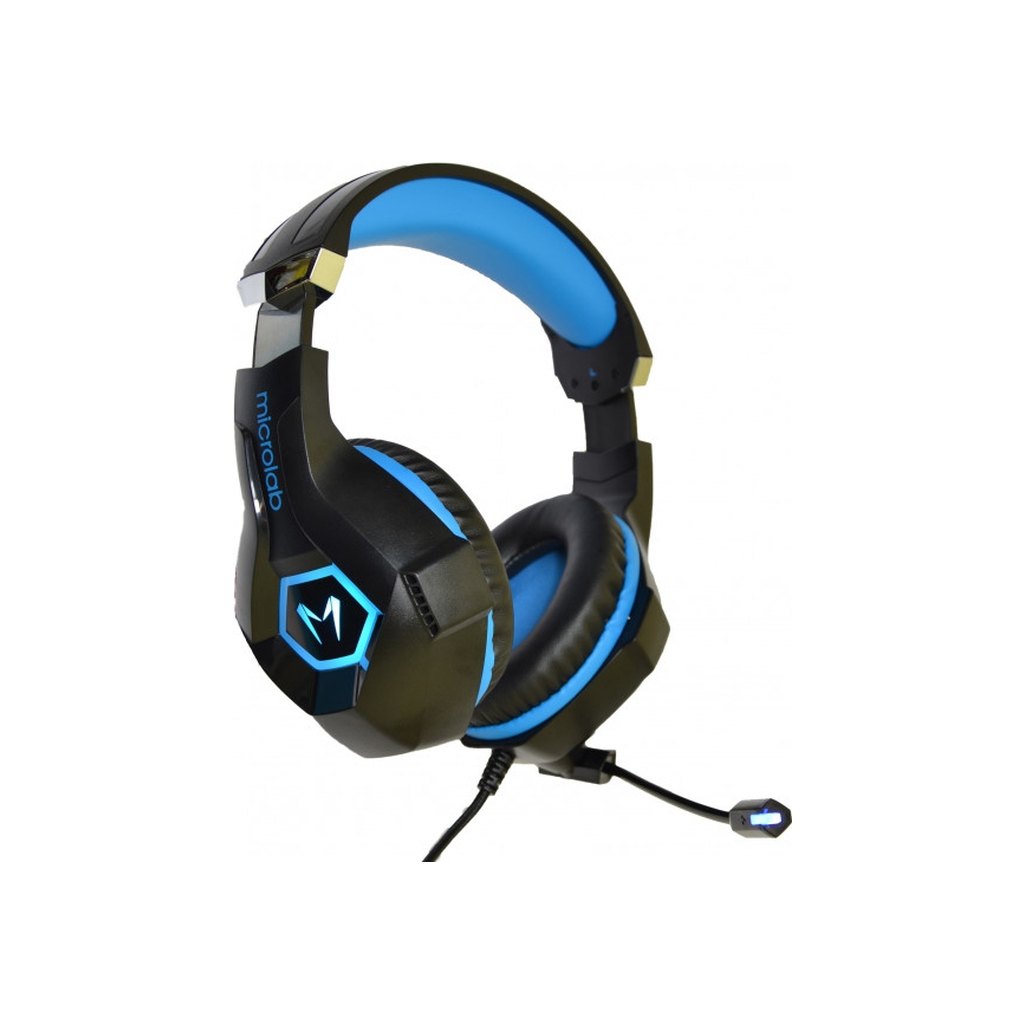 Навушники Microlab G7 Black/Blue (G7_b+b) - зображення 2