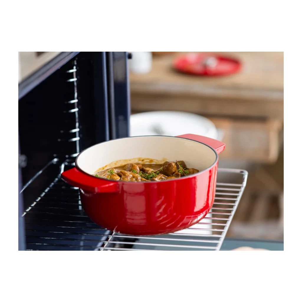 Каструля KitchenAid чавунна з кришкою 3,3 л Червона (CC006057-001) - зображення 7