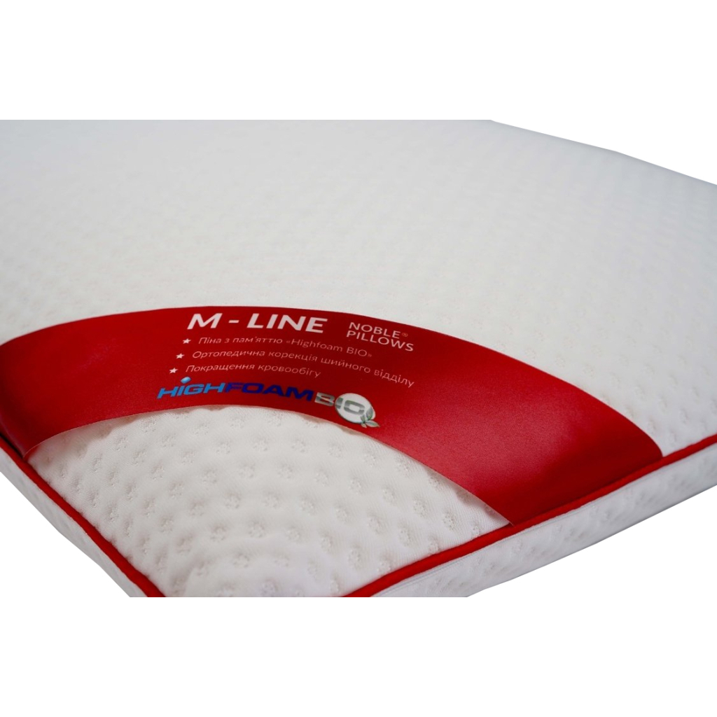 Подушка Highfoam ортопедична Noble Iconic Air M-Line 63 х 43 х 14 см (4823072703060) - зображення 5