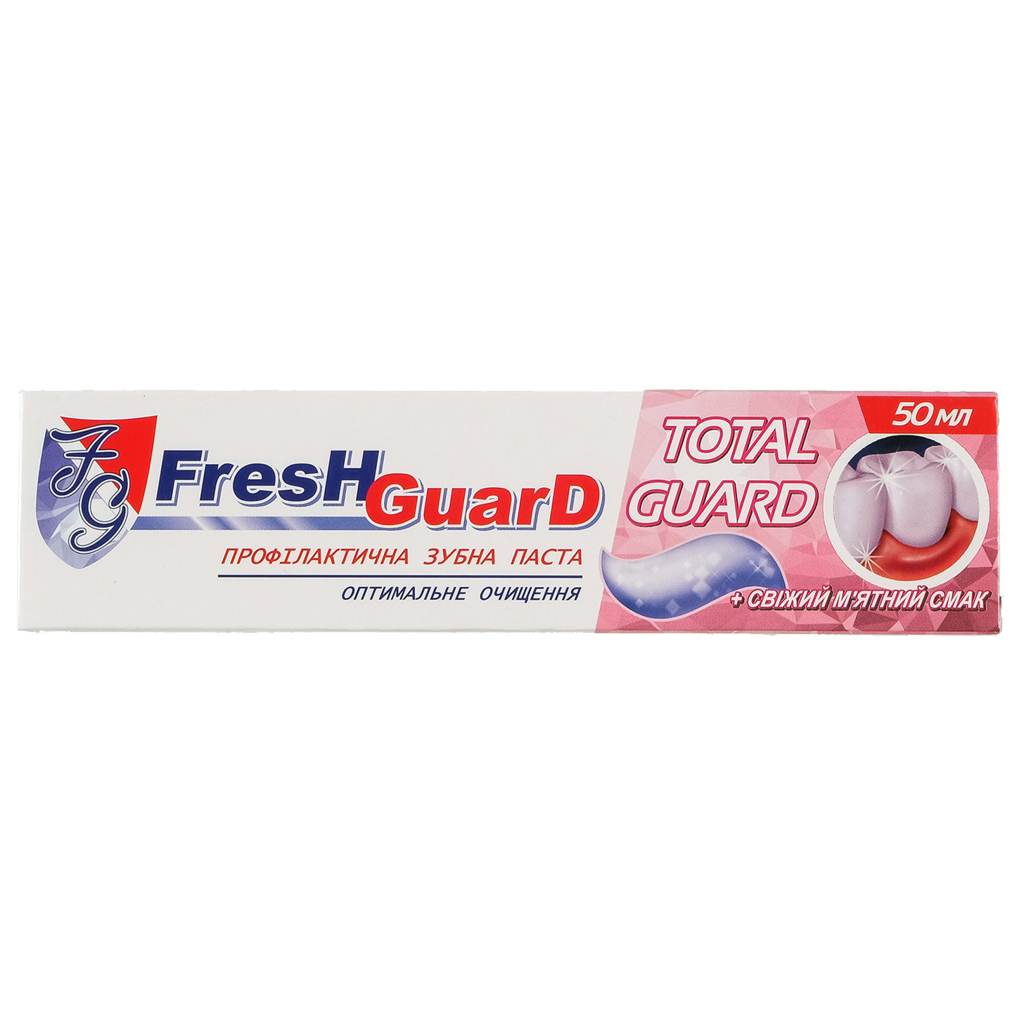Зубна паста Fresh Guard Total Guard 50 мл (3800031751981) - зображення 1