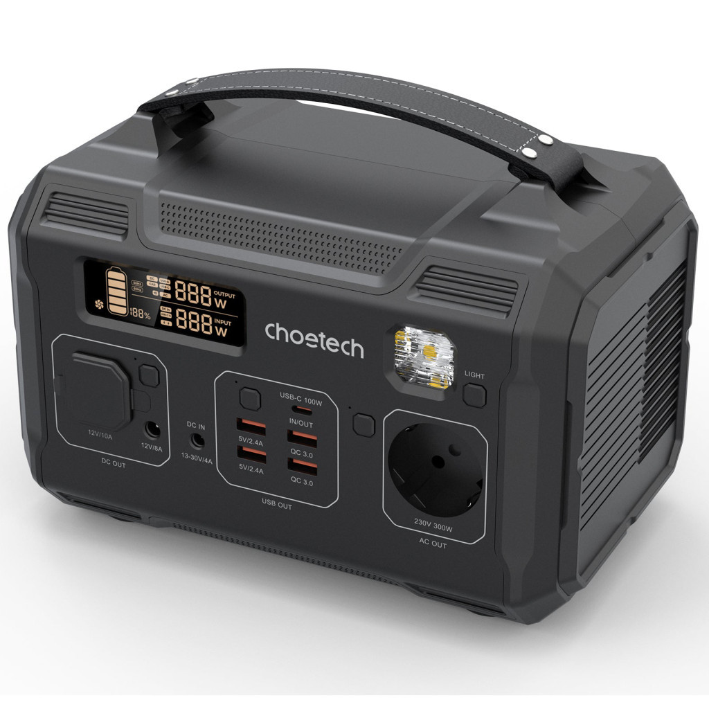 Зарядна станція Choetech BS002-V2 300W (BS002-V2) - зображення 3