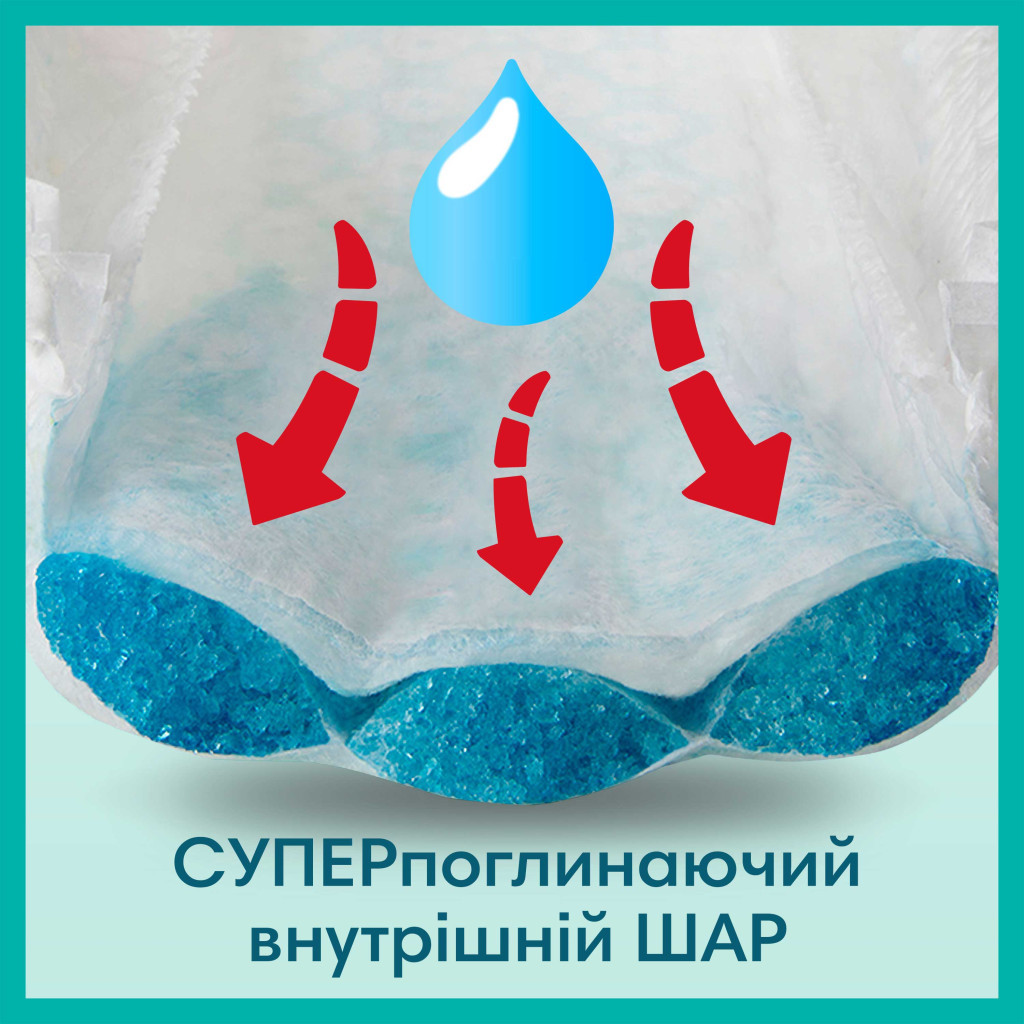 Підгузки Pampers трусики Pants Extra Large Розмір 6 (15+ кг), 60 шт (8001090995179_8006540068526) - зображення 5