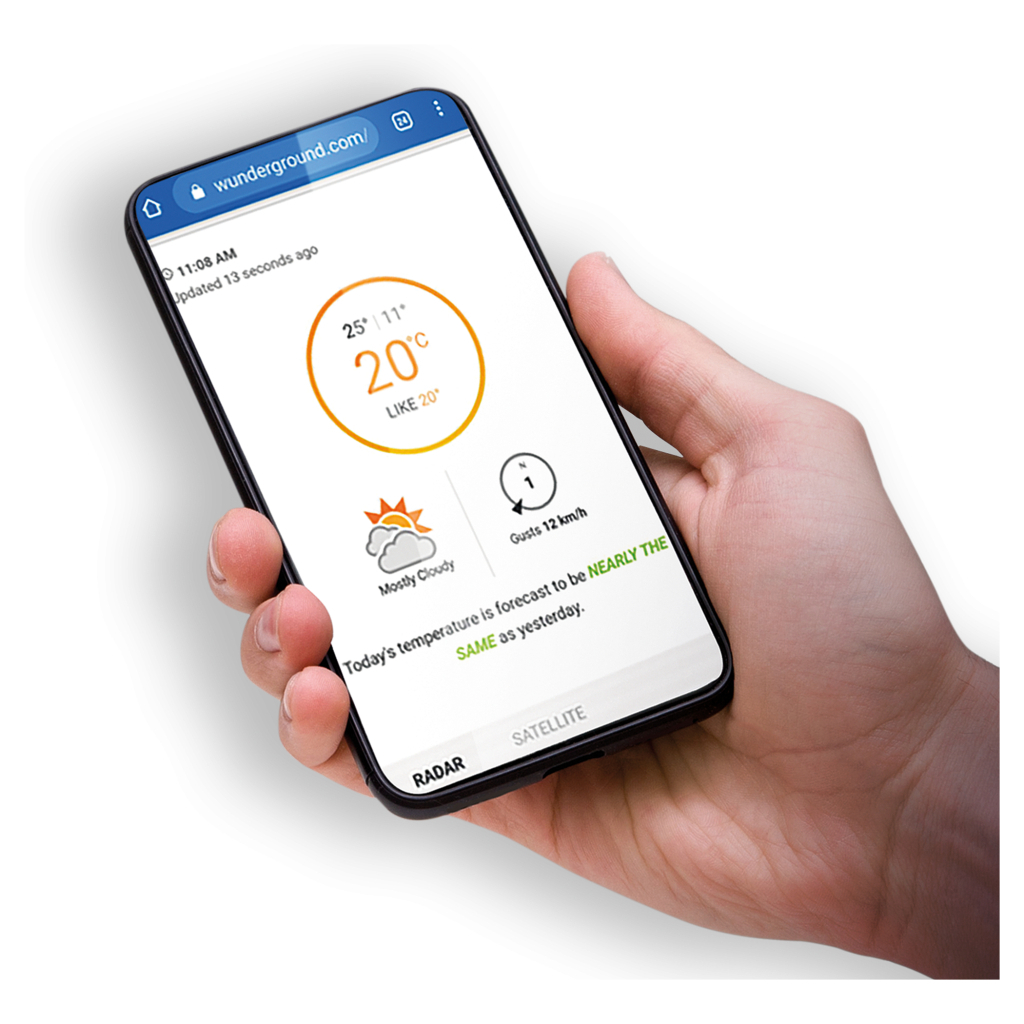 Метеостанція Sencor SWS10500WIFI - зображення 11