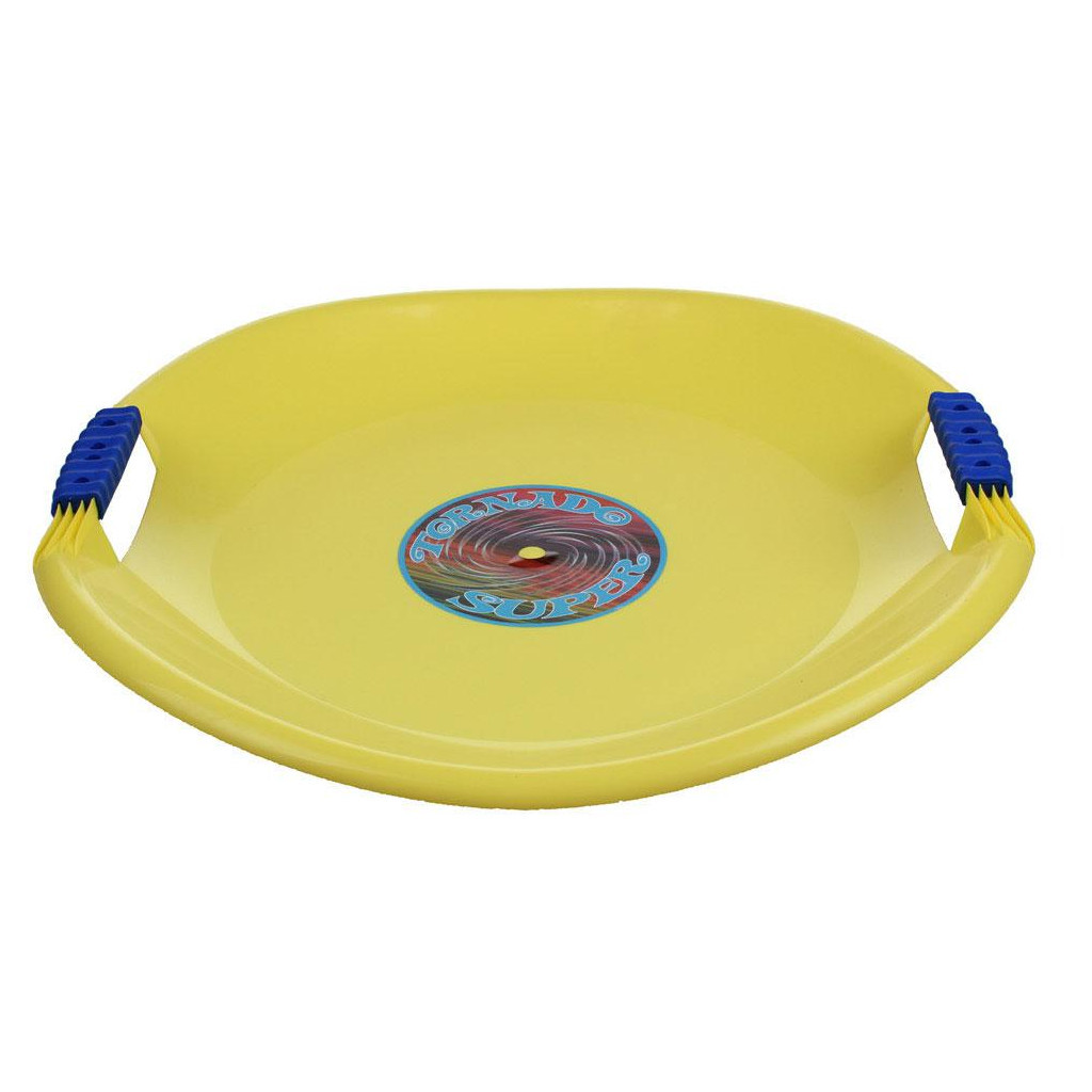 Санки Plastkon льодянка Tornado Super жовті (42527) - зображення 1