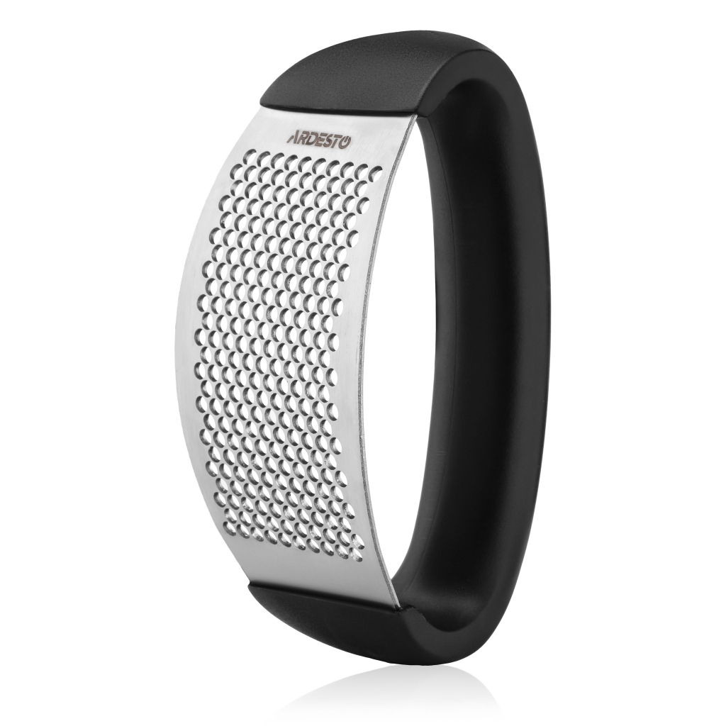 Прес для часнику Ardesto Gemini, 12см, нержавіюча сталь, пластик, чорний (AR7002B) - зображення 1