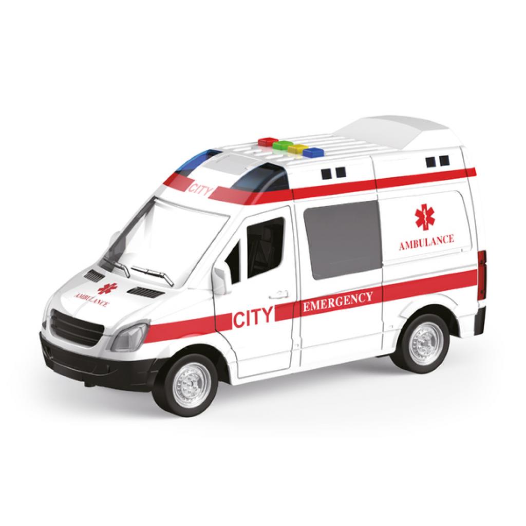 Машина Wenyi інерційна Швидка допомога зі звуком і світлом 1:16 (WY-590A) - зображення 1