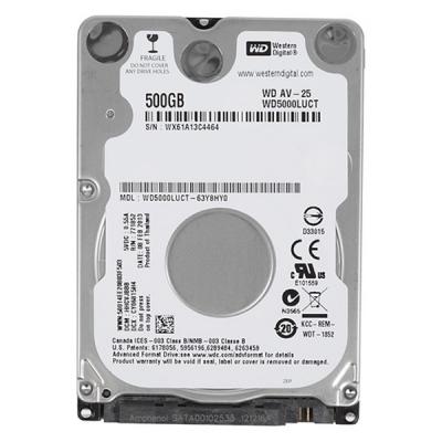 Жорсткий диск для ноутбука 2.5" 500GB WD (# WD5000LUCT-FR#) - зображення 1