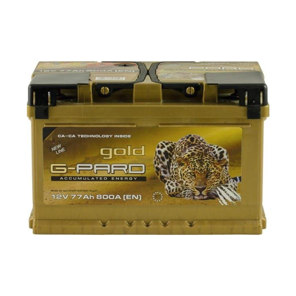 Акумулятор автомобільний G-Pard 77 Аh/12V Gold Euro (TRC077-G00) - зображення 1