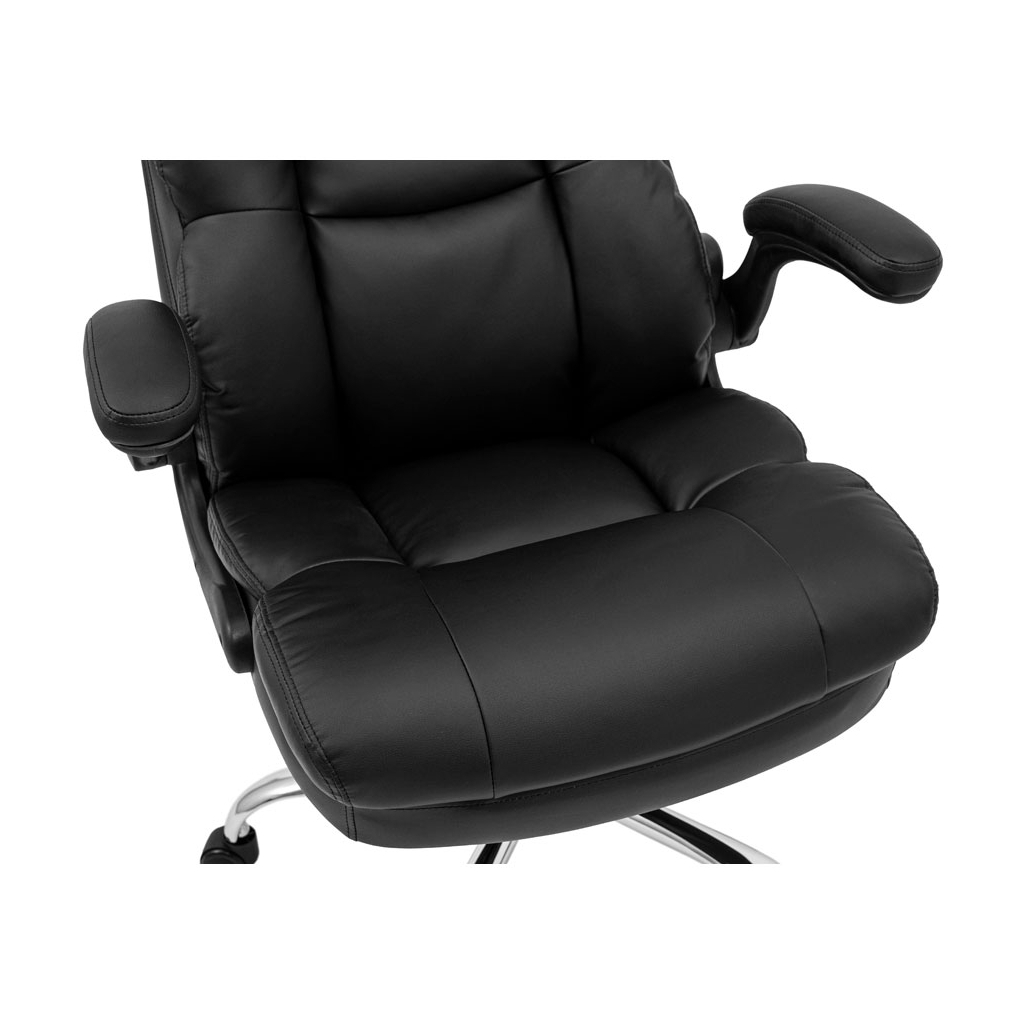 Офісне крісло Richman Манхеттен Хром M-1 (Tilt) Чорна (R00000041853) - зображення 10