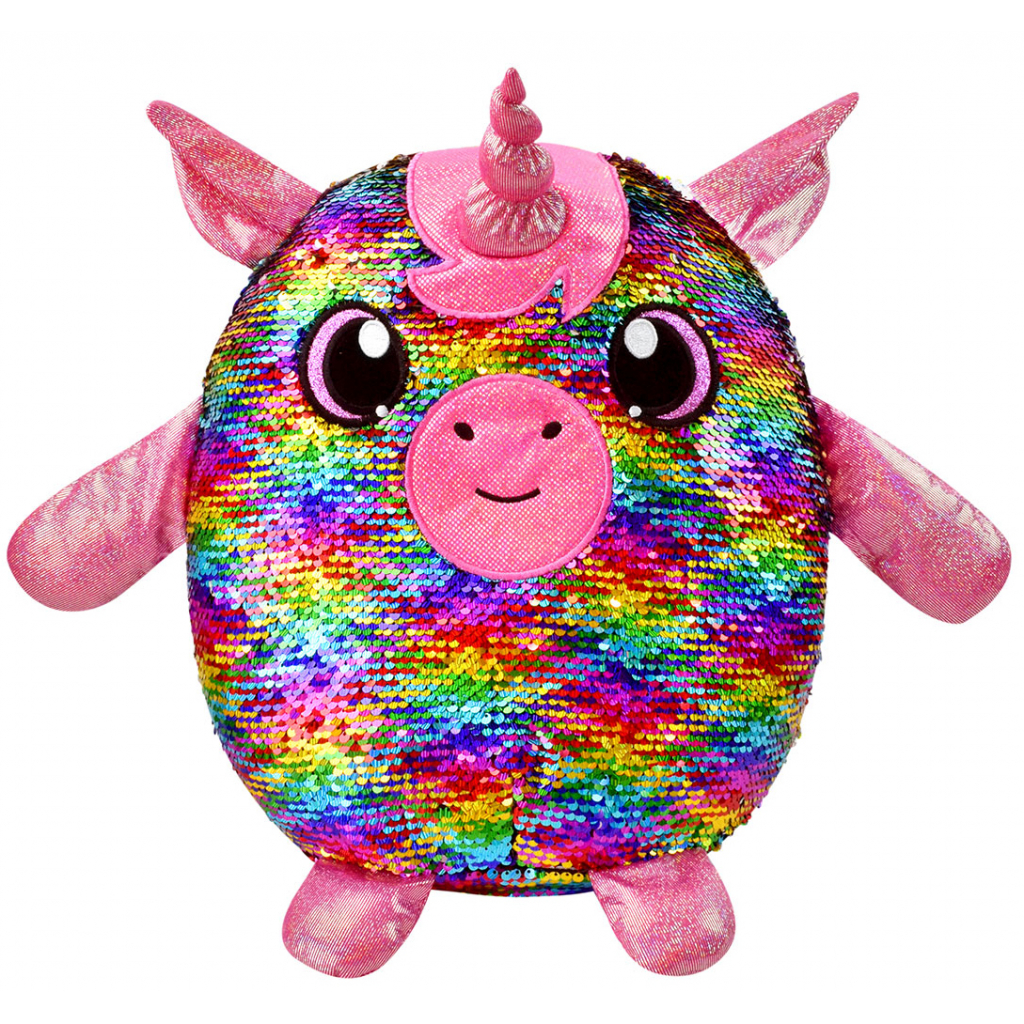 М'яка іграшка Shimmeez з паєтками S2 Сяючий єдиноріг 36 см (SH01054U) - зображення 1