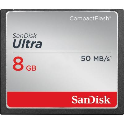Карта пам'яті SanDisk 8GB Compact Flash Ultra (SDCFHS-008G-G46) - зображення 1