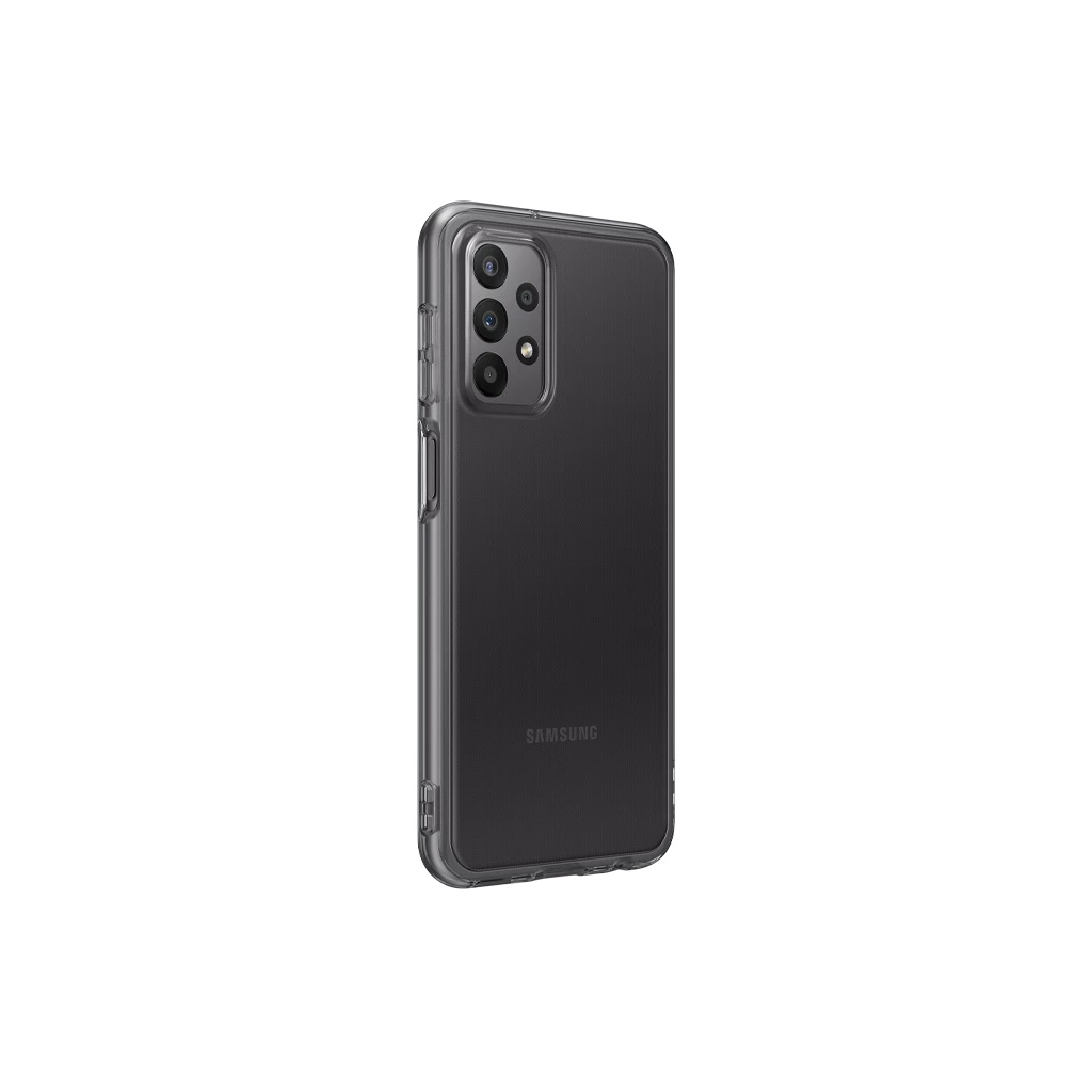 Чохол до мобільного телефона Samsung Soft Clear Cover Galaxy A23 (A235) Black (EF-QA235TBEGRU) - зображення 3