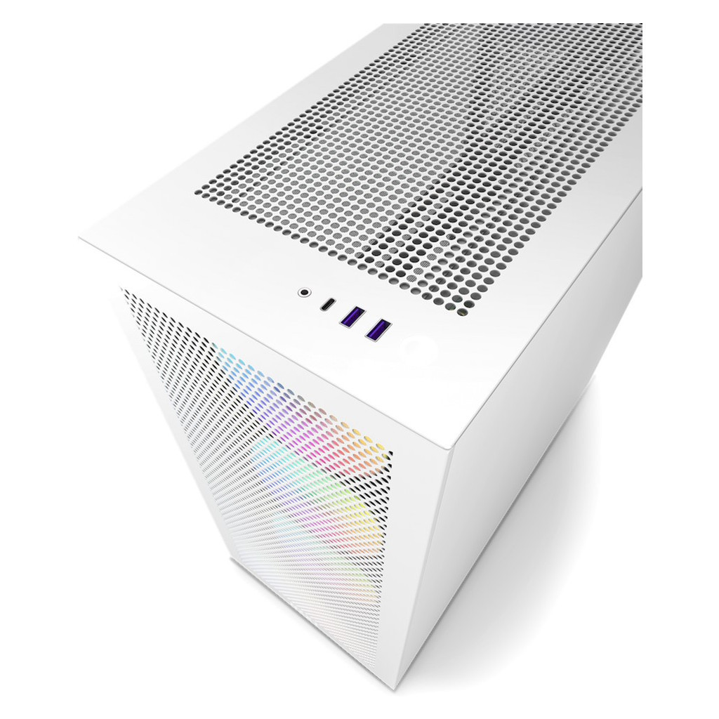 Корпус NZXT H7 Flow RGB 2023 Edition (CM-H71FW-R1) - зображення 8