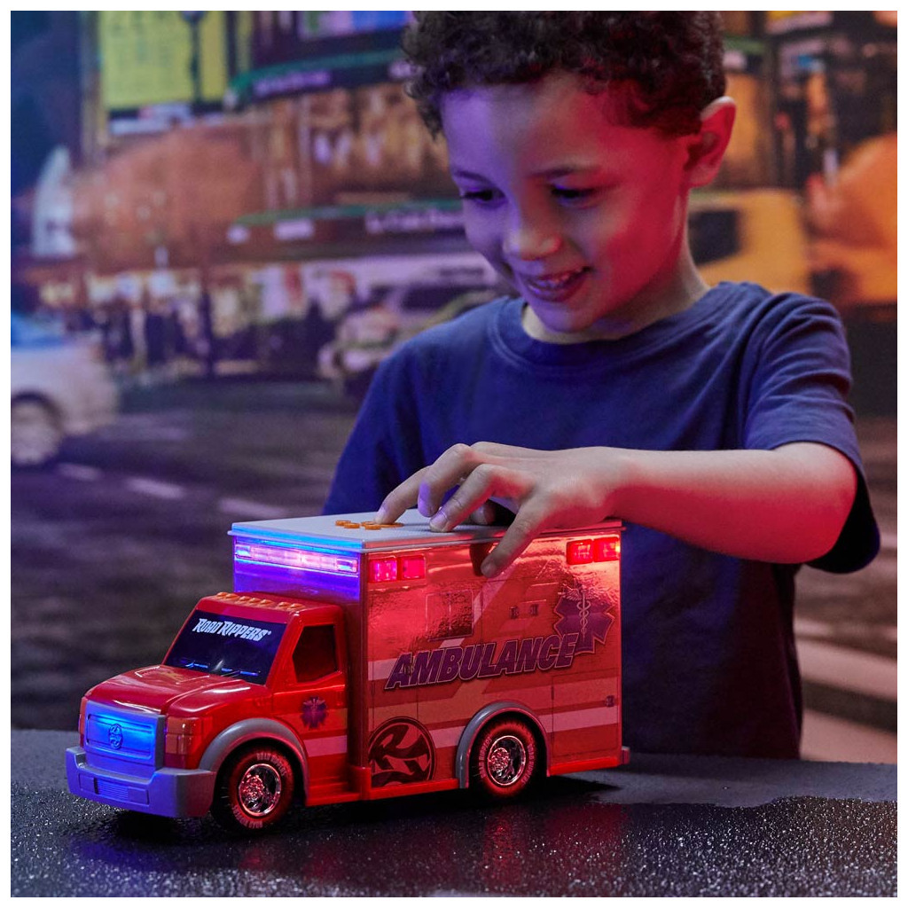 Машина Road Rippers Rush and rescue Швидка допомога моторизована (20151) - зображення 5
