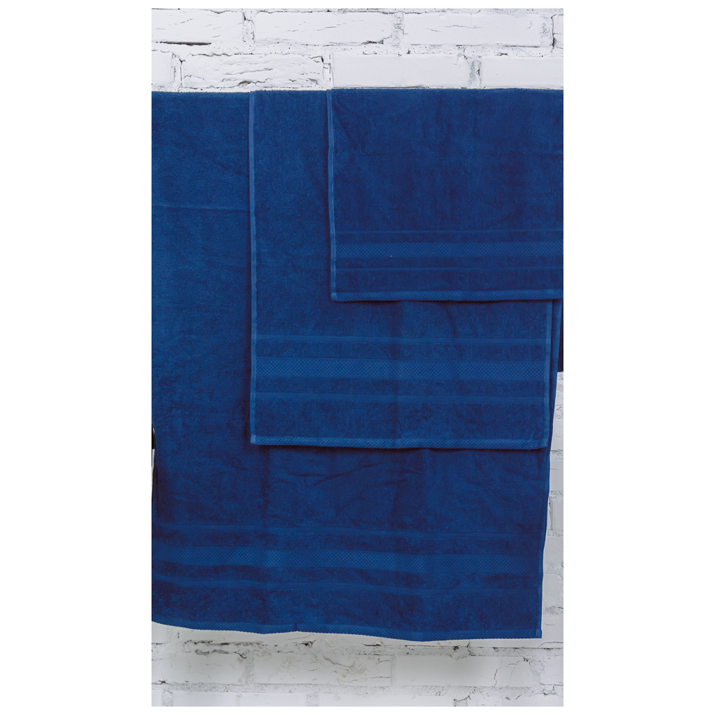 Рушник MirSon набір банний 5006 SoftNess Kingblue 50x90, 70x140, 100x150 (2200003182668) - зображення 2