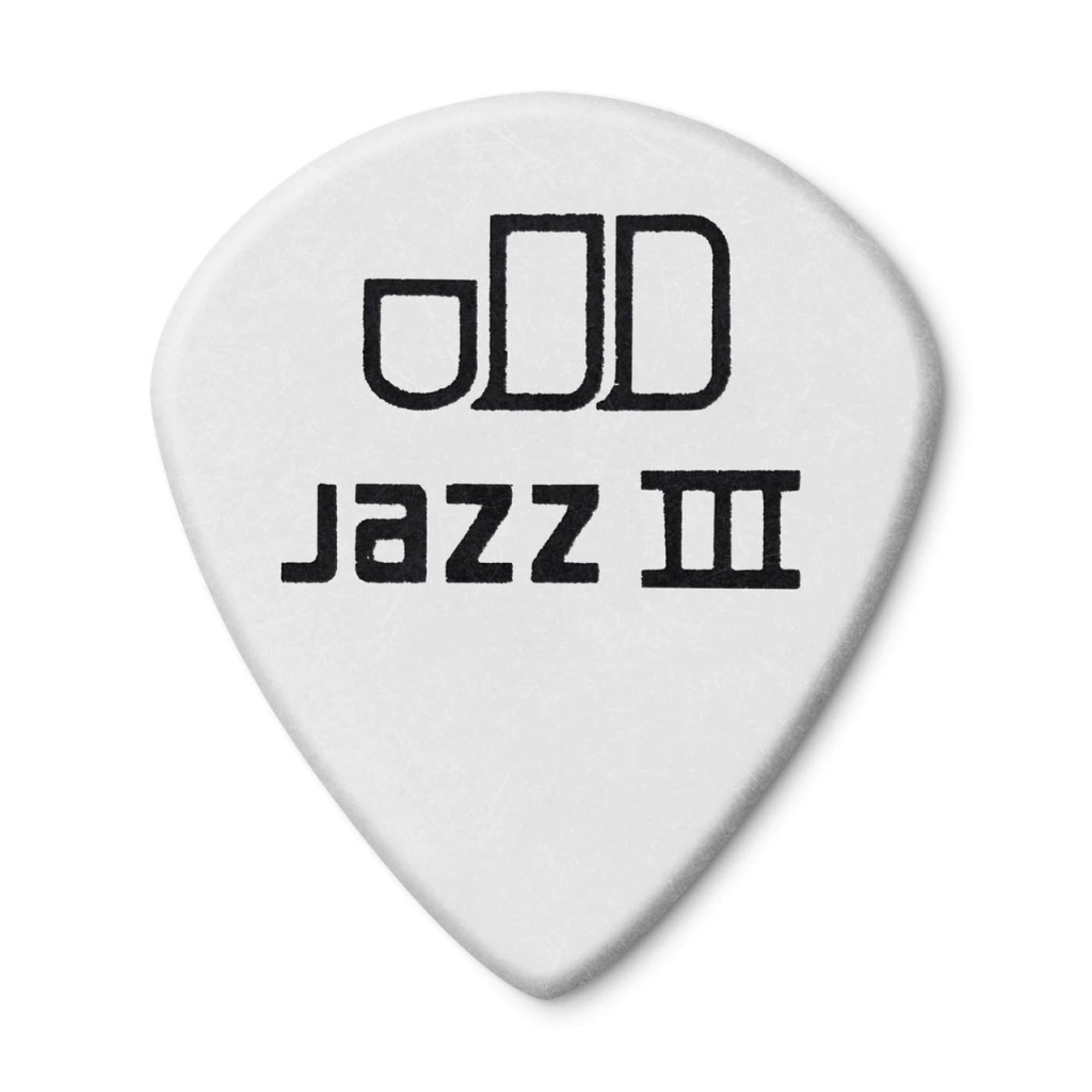 Медіатор Jim Dunlop Tortex White Jazz III Pick 1.50mm 12 шт. (478P1.5) - зображення 2