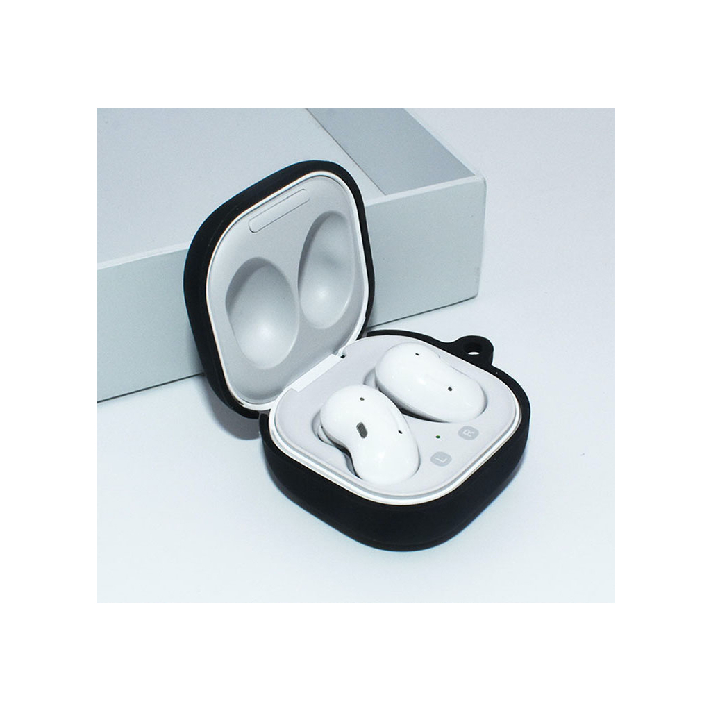 Чохол для навушників MakeFuture Samsung Galaxy Buds Live/Pro Silicone Black (MCL-SGBL/PBK) - зображення 2