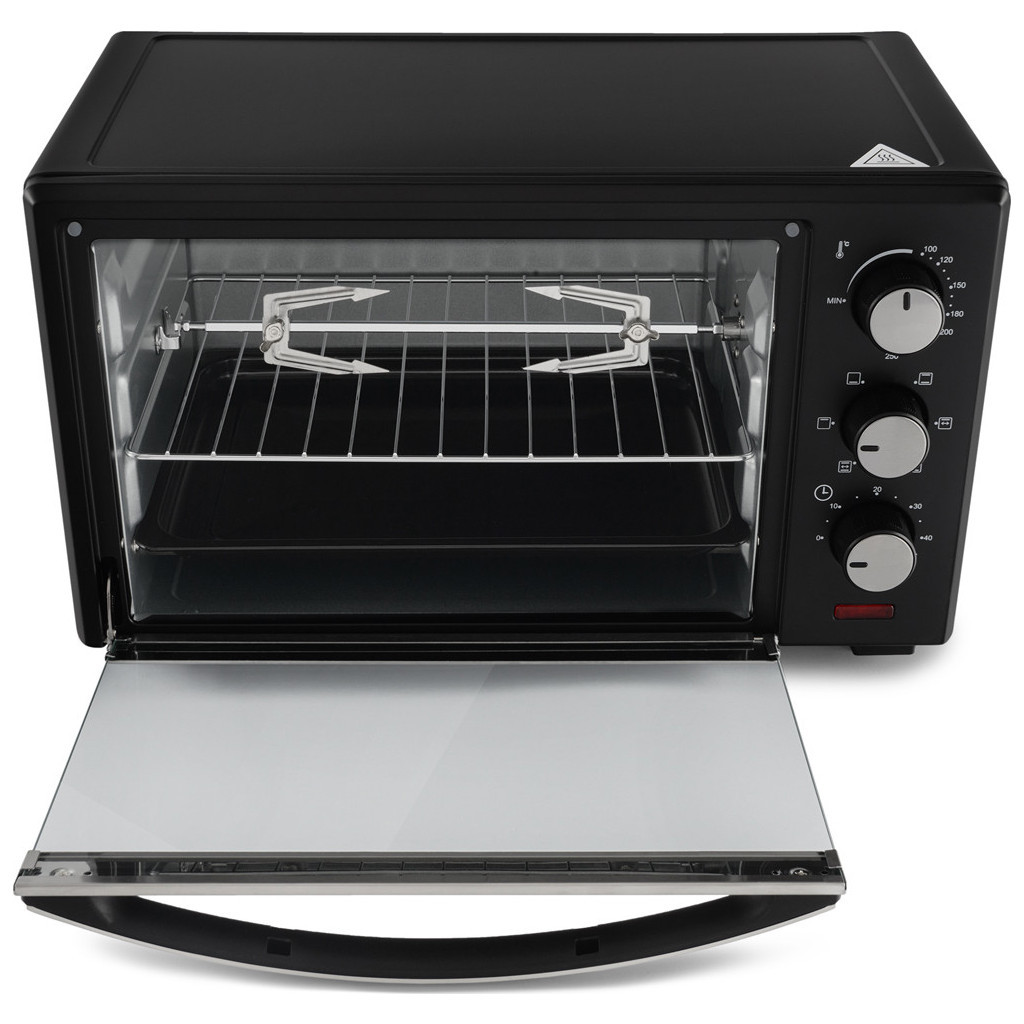 Електропіч Polaris PTO 0320GL Black - зображення 3