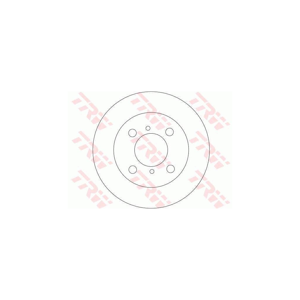 Гальмівний диск TRW DF4315 - зображення 2