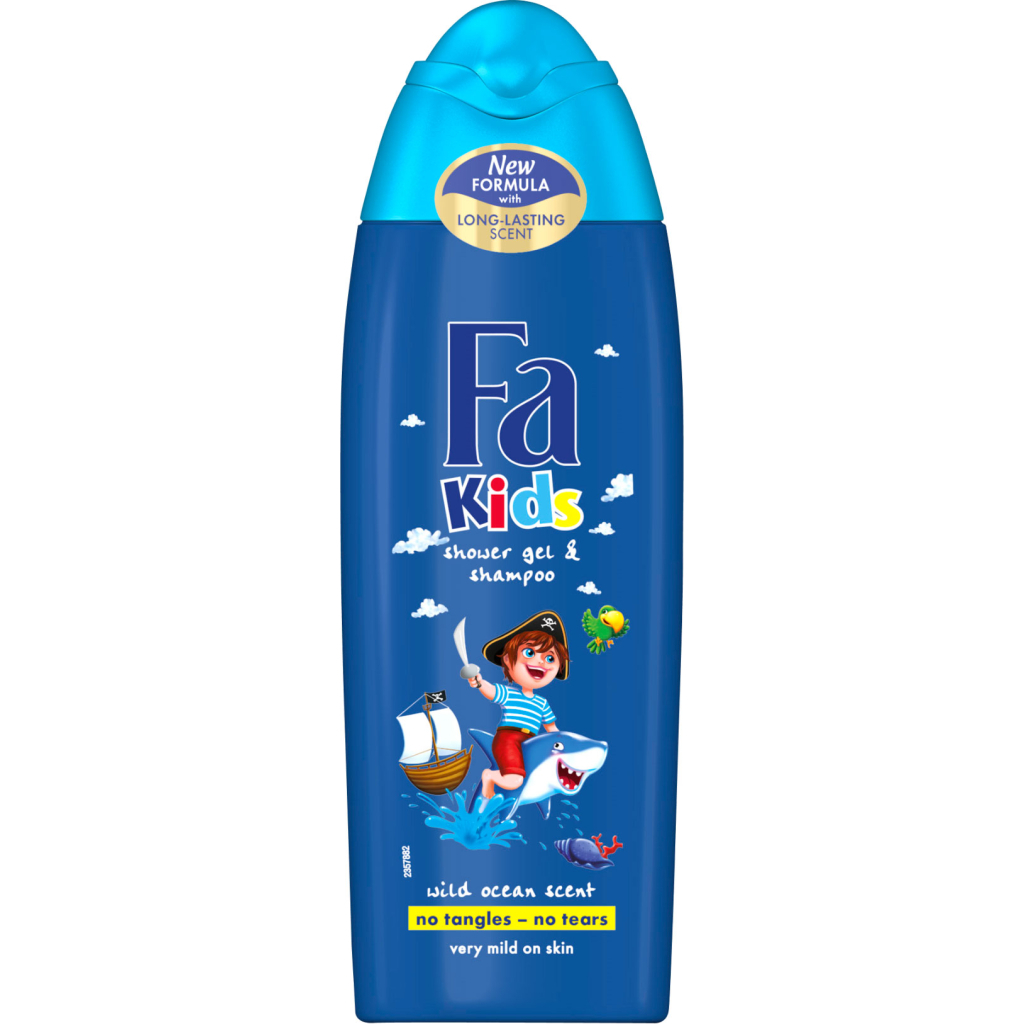 Дитячий гель для душу Fa Kids Хоробрий пірат для хлопчиків 250 мл (9000100662468) - зображення 1