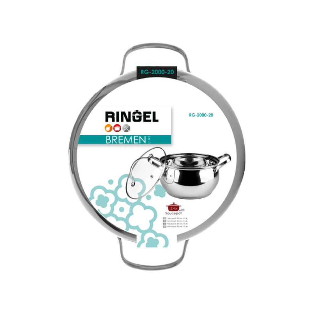 Каструля Ringel Bremen з кришкою 3.4 л (RG-2000-20) - зображення 4