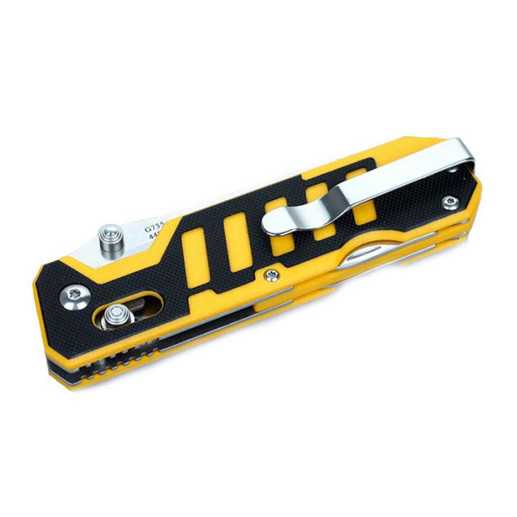 Ніж Ganzo G735 чорно-жовтий (G735-YB) - зображення 3