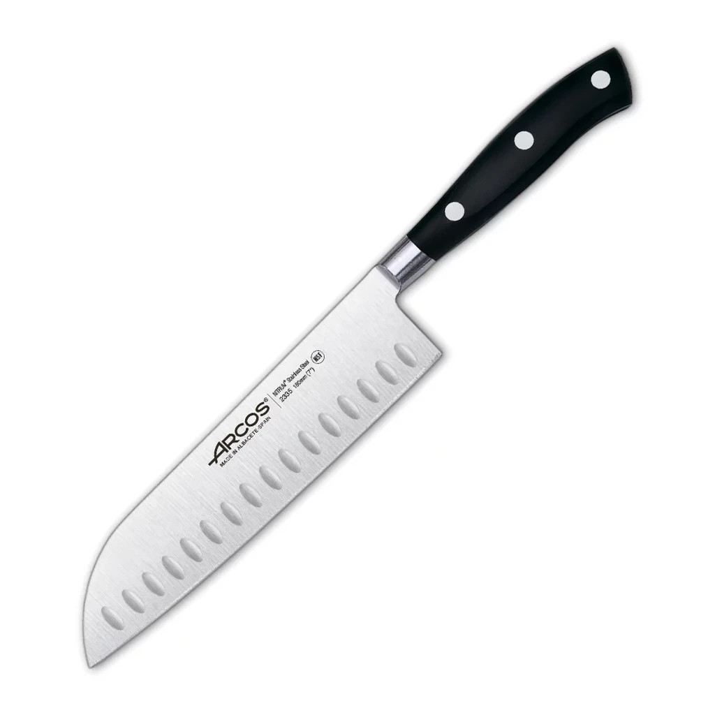 Кухонний ніж Arcos Riviera Сантоку 180 мм (233500) - зображення 1