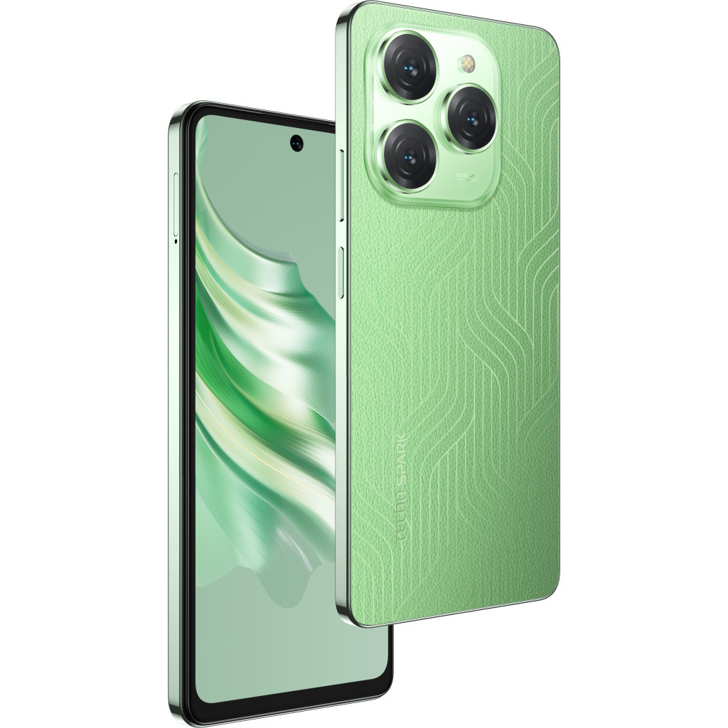 Мобільний телефон Tecno KJ6 (Spark 20 Pro 8/256Gb) Magic Skin Green (4894947014239) - зображення 10