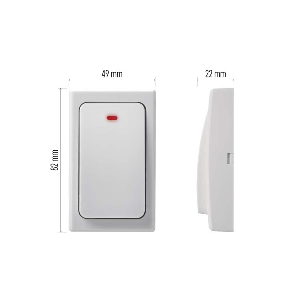 Кнопка дзвінка EMOS wireless button for P5729, P5731 (P5729T) - зображення 10