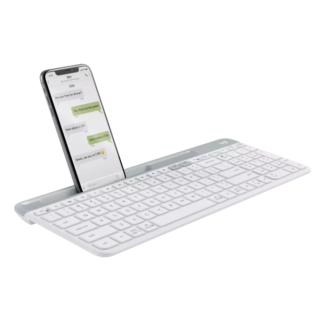 Клавіатура Logitech K580 Slim Multi-Device Bluetooth UA Off-White (920-010623) - зображення 2