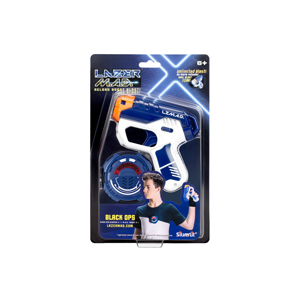Іграшкова зброя Silverlit Lazer M.A.D. Black Ops (міні-бластер, мішень) (LM-86861) - изображение 11