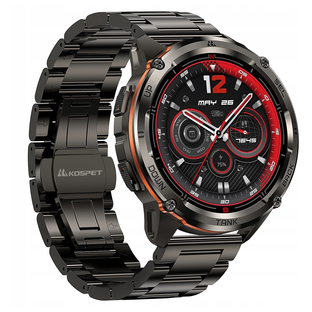 Смарт-годинник KOSPET Tank T3 ULTRA 2 SE BLACK (6974958251170) - зображення 3