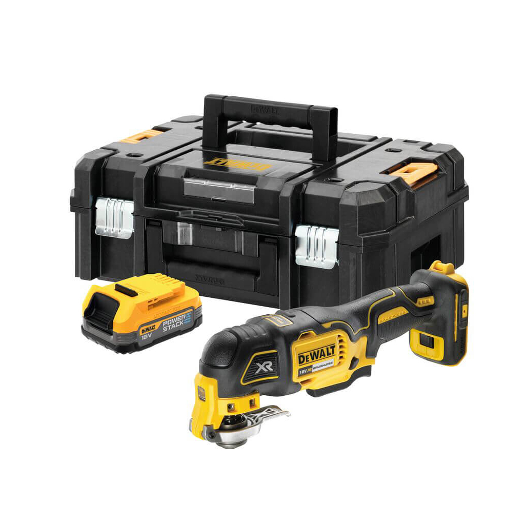 Реноватор DeWALT 18В PowerStack 1.7Ah, 20000 кол/хв, TSTAK (DCS356E1T) - зображення 1
