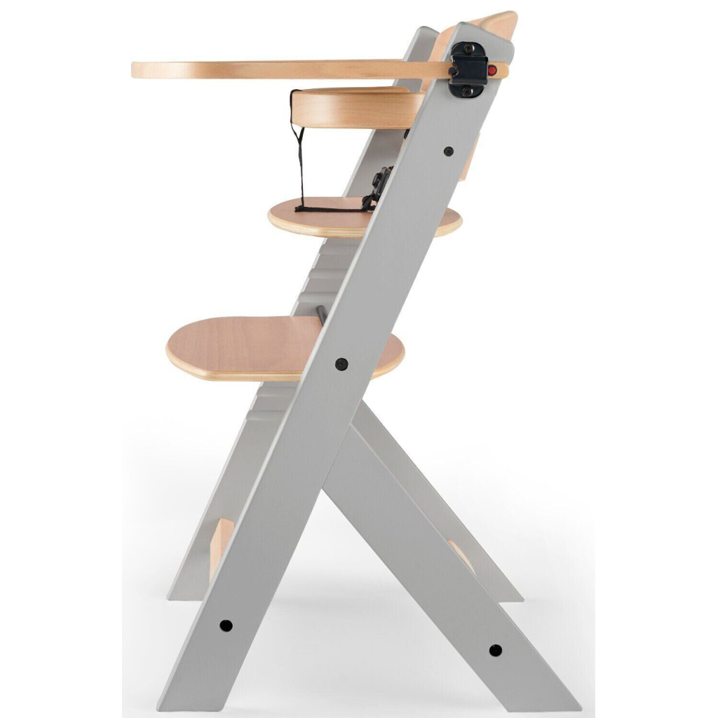 Стілець для годування Kinderkraft Enock Gray Wood (5902533915095) - зображення 5