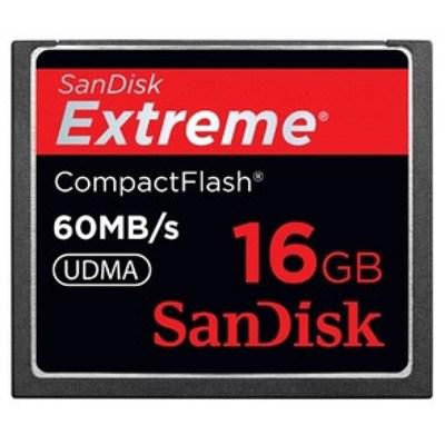 Карта пам'яті SanDisk 16Gb Compact Flash eXtreme (SDCFX-016G-X46) - зображення 1