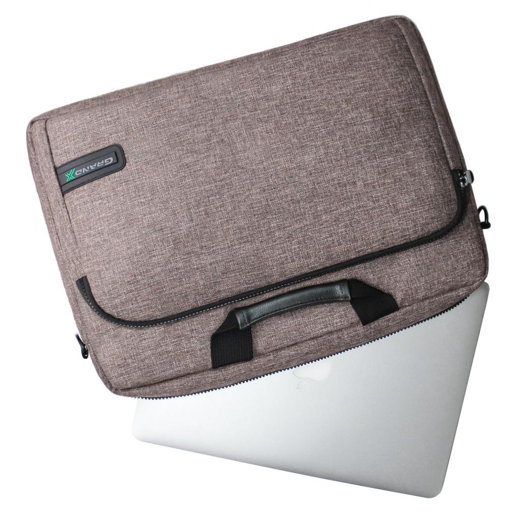 Сумка для ноутбука Grand-X 15.6'' SB-139 Brown (SB-139B) - зображення 5