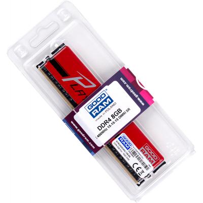 Модуль пам'яті для комп'ютера DDR4 8GB 2400 MHz Play Red Goodram (GYR2400D464L15S/8G) - зображення 3