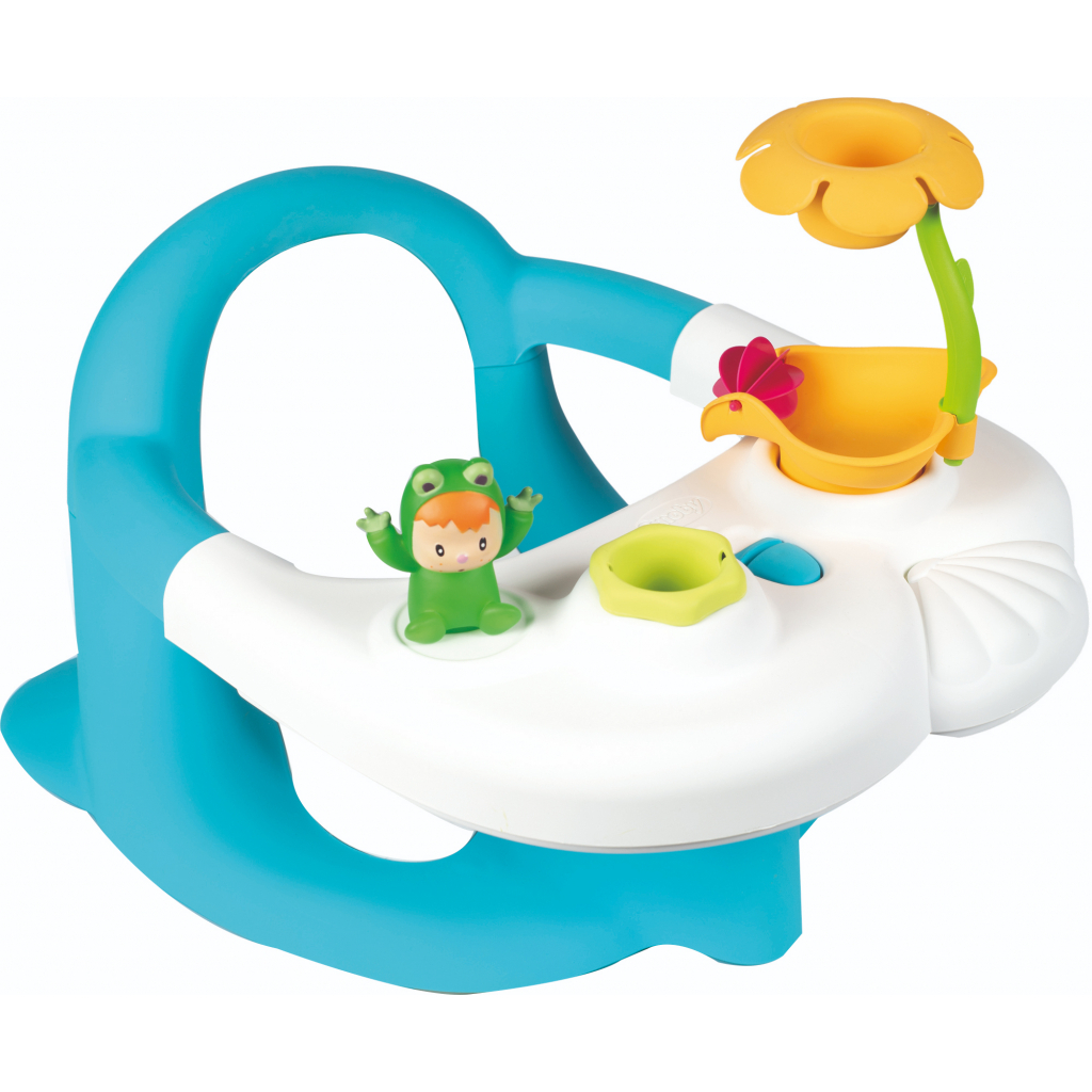 Сидіння у ванну Smoby Cotoons з ігровою панеллю, блакитне (110618) - зображення 1