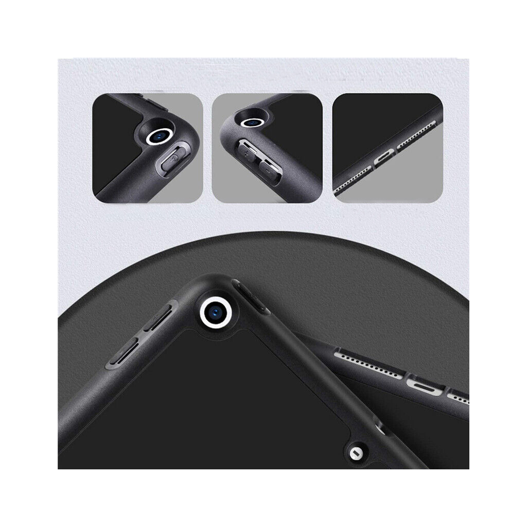 Чохол до планшета BeCover Tri Fold Soft TPU mount Apple Pencil Apple iPad 9.7 2017/2018 A1822/A1823/A1893/A1954 Black (708453) - зображення 5