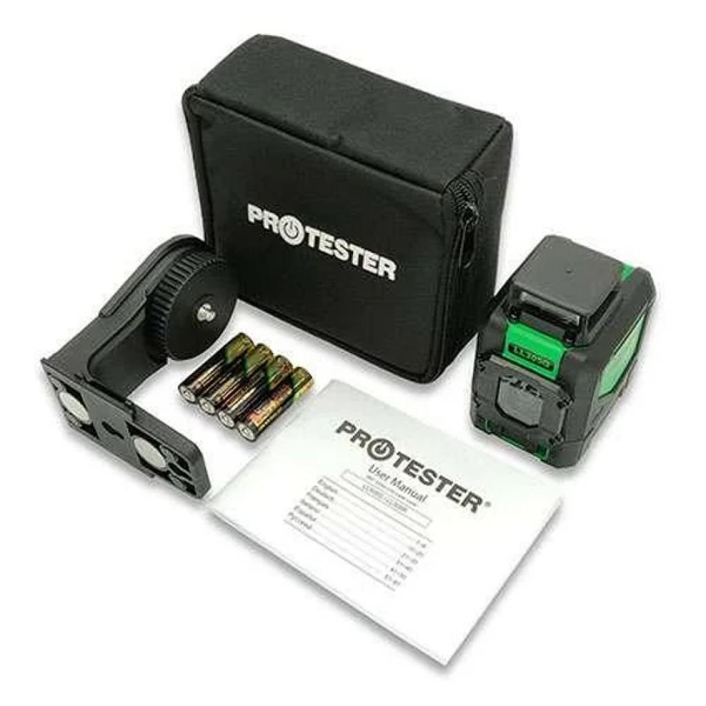 Лазерний нівелір Protester H360°/1V, зелений промінь (LL305G) - зображення 3