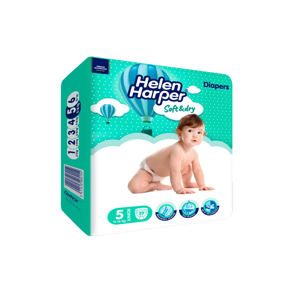 Підгузки Helen Harper SoftDry Junior 11-16 кг 39 шт (5411416060154) - зображення 2