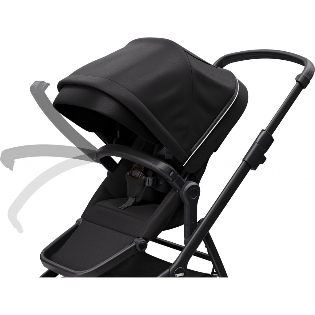 Коляска Thule Sleek 2 в 1 Midnight Black on Black (TH 11000026) - зображення 7