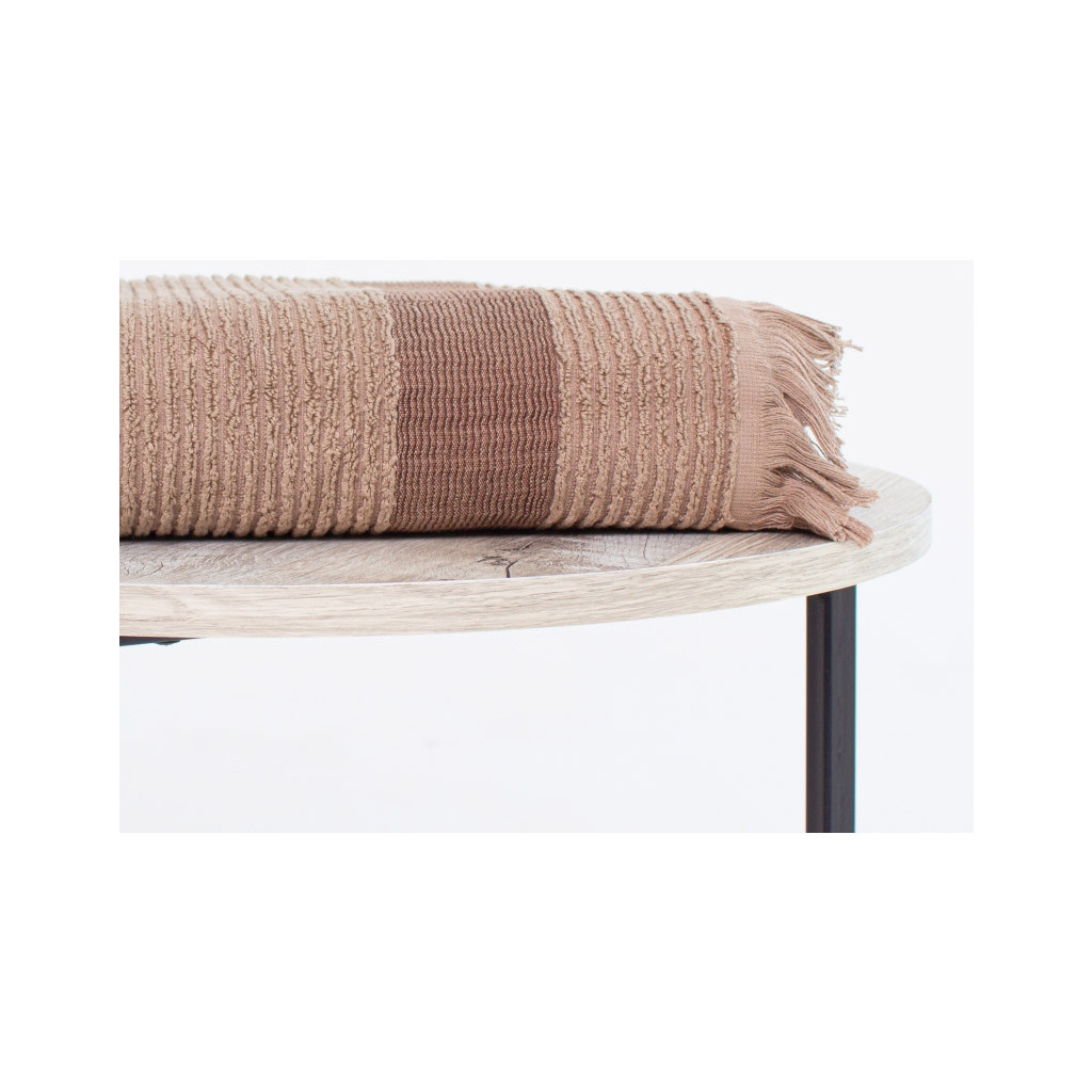 Рушник MirSon Набір лазневих 106 Elite Luxury Coffee 2 шт (2200005613306) - зображення 4