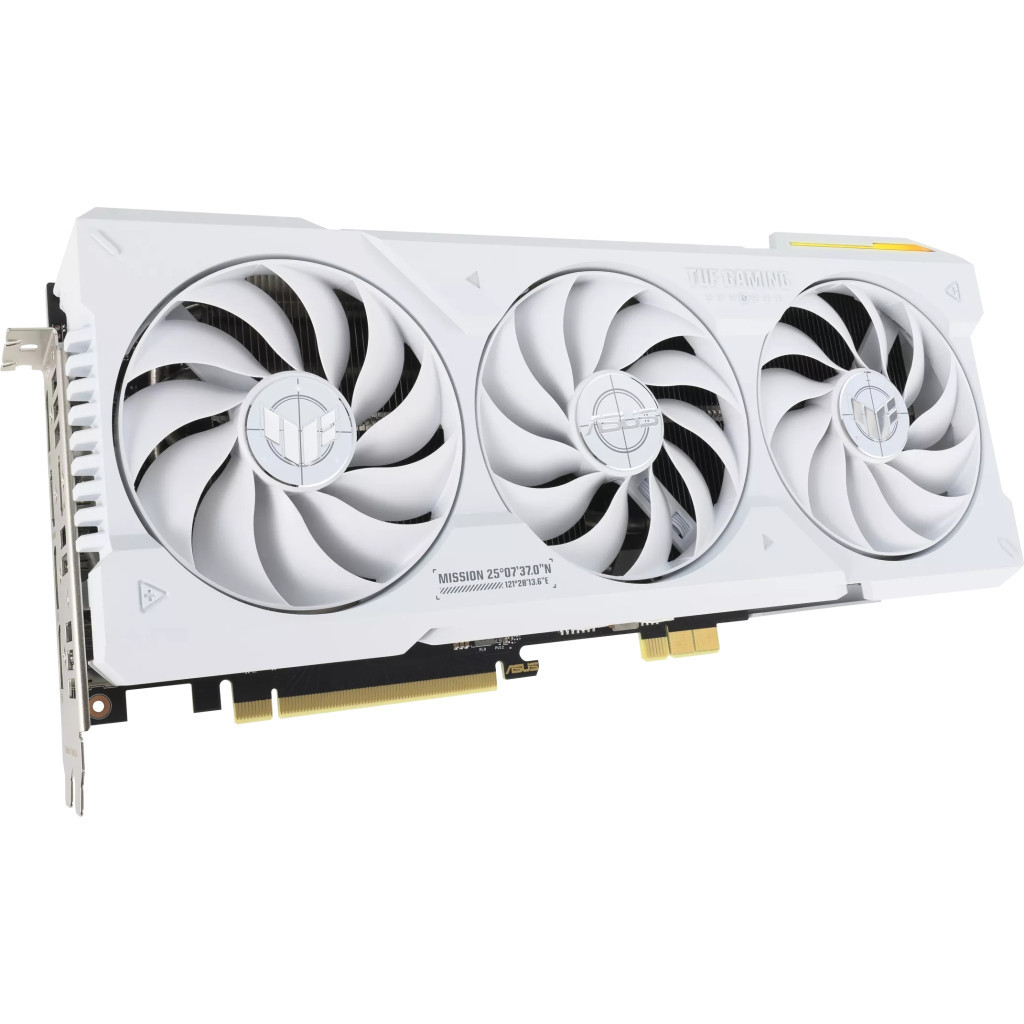 Відеокарта ASUS GeForce RTX4070Ti SUPER 16Gb BTF WHITE OC Edition (TUF-RTX4070TIS-O16G-BTF-WHITE) - зображення 4