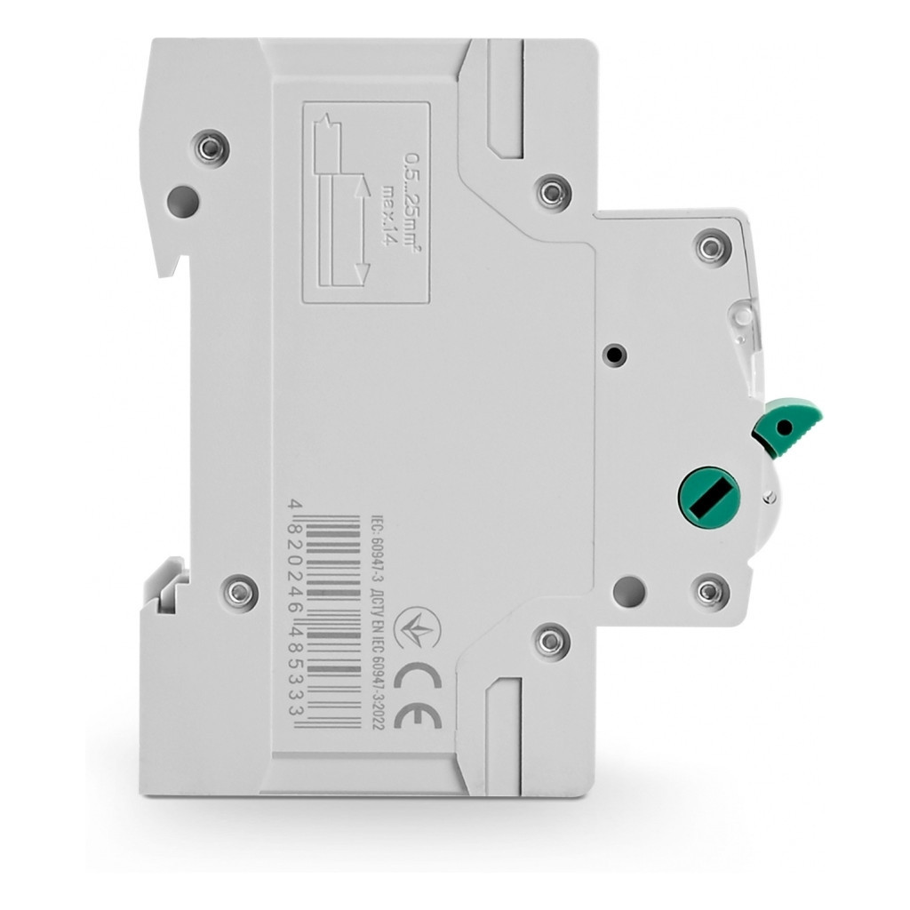 Вимикач навантаження Videx 1п 63А VF-RS-VN163 RESIST - зображення 3